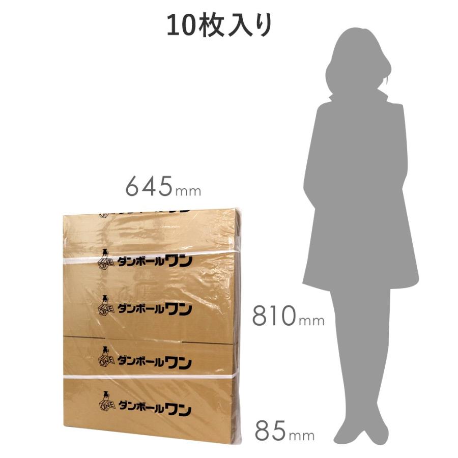 ダンボールワン ダンボール 段ボール箱 120サイズ 引越し・配送用 10枚