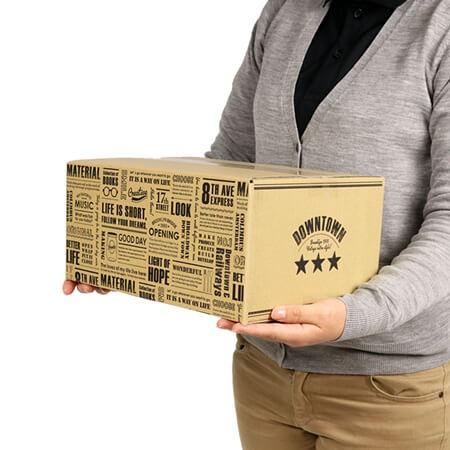 ダンボールワン ダンボール 段ボール箱 デザイン（ブルックリン）宅配