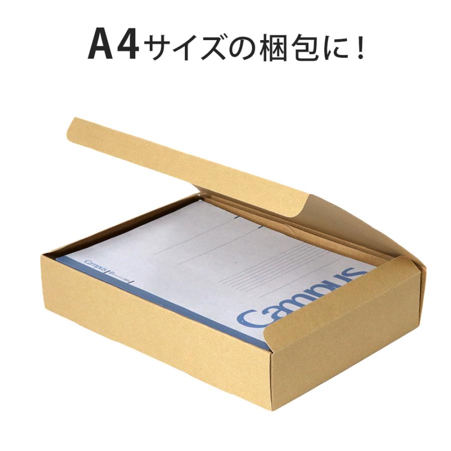 ダンボールワン フリーボックス（底面A4・深さ6cm） 100枚セット