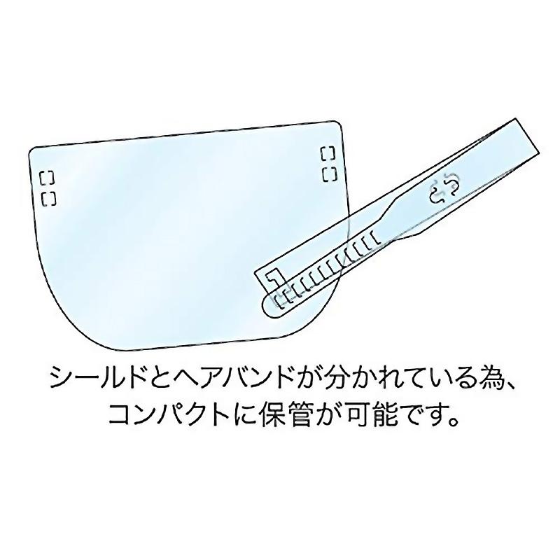 子供用 フェイスシールド 30枚入り フェイスガード 学校 PP素材 ポリプロピレン樹脂 透明 日本製 柔軟素材 成人式 大掃除 引っ越し タチバナ産業 |  | 03