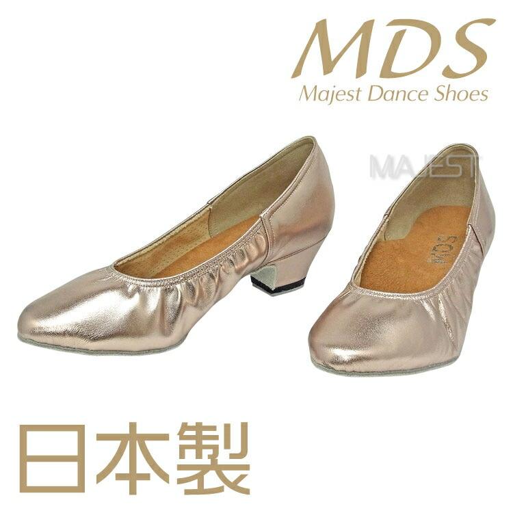 【受注生産】【予約注文】社交ダンス シューズ 外反母趾 モダン シューズ 日本製 MDS ソフトクッション【送料無料】(YJ-M-63-G)革 本革 皮 バニオン ワイド 幅広