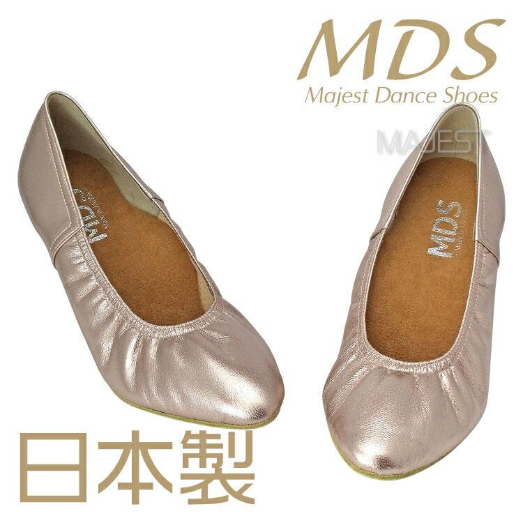 【受注生産】【予約注文】社交ダンス シューズ 外反母趾 モダン シューズ 日本製 MDS ソフトクッション【送料無料】(YJ-M-63-G)革 本革 皮 バニオン ワイド 幅広