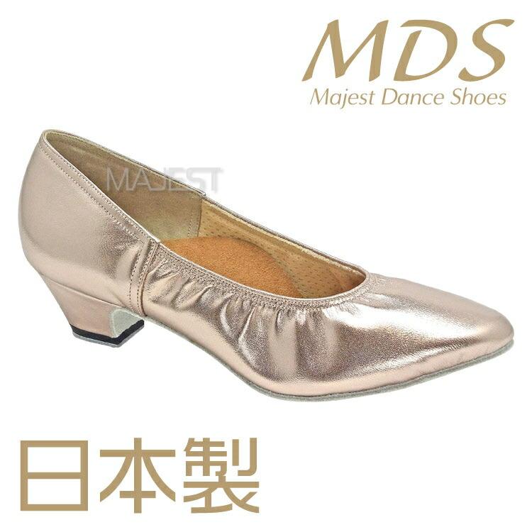 【受注生産】【予約注文】社交ダンス シューズ 外反母趾 モダン シューズ 日本製 MDS ソフトクッション【送料無料】(YJ-M-63-G)革 本革 皮 バニオン ワイド 幅広