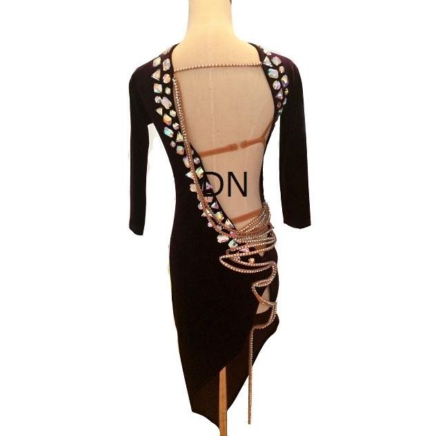 社交ダンス用ラテンドレス　セミオーダー可能     商品情報    使用素材 ・ストレッチネット・スパンデックス 他 社交ダンス専門店ダンスナビゲーションのセレク