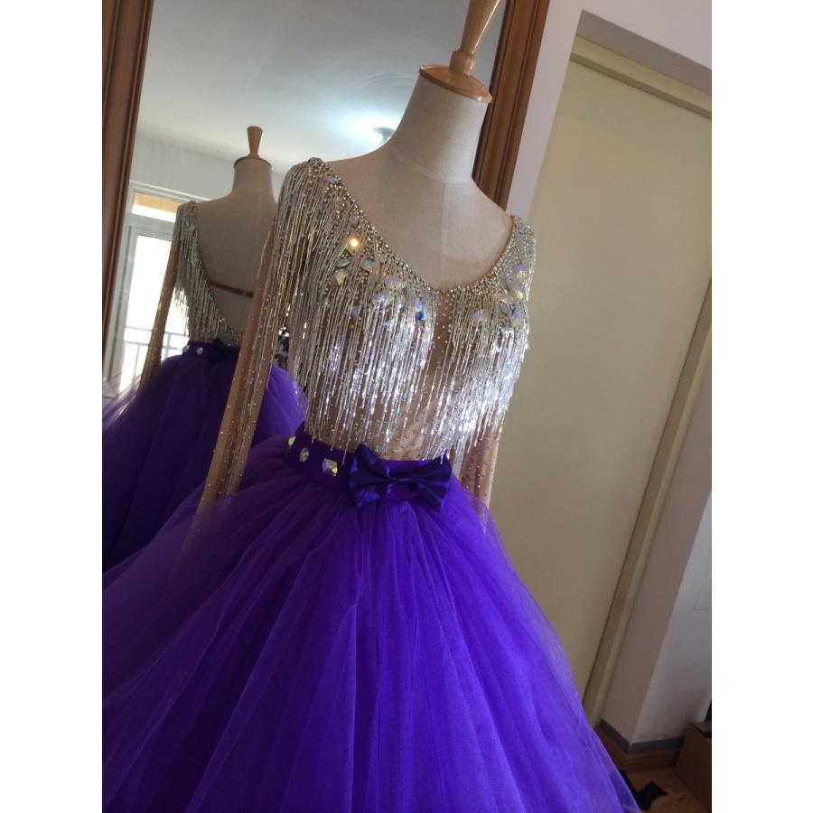 【タイムセール】 社交ダンス用スタンダードドレス　セミオーダー可能 【MYK2538797468】(89100円)