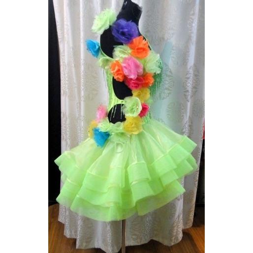 【最終値下げ】 社交ダンス用ラテンドレス　セミオーダー可能 【2538791231】(89100円)