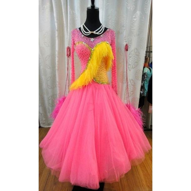 社交ダンス用スタンダードドレス　セミオーダー可能