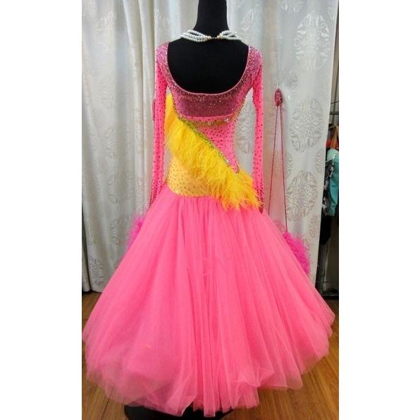 【値下げ】 社交ダンス用スタンダードドレス　セミオーダー可能 【CE3309828529】(116160円)