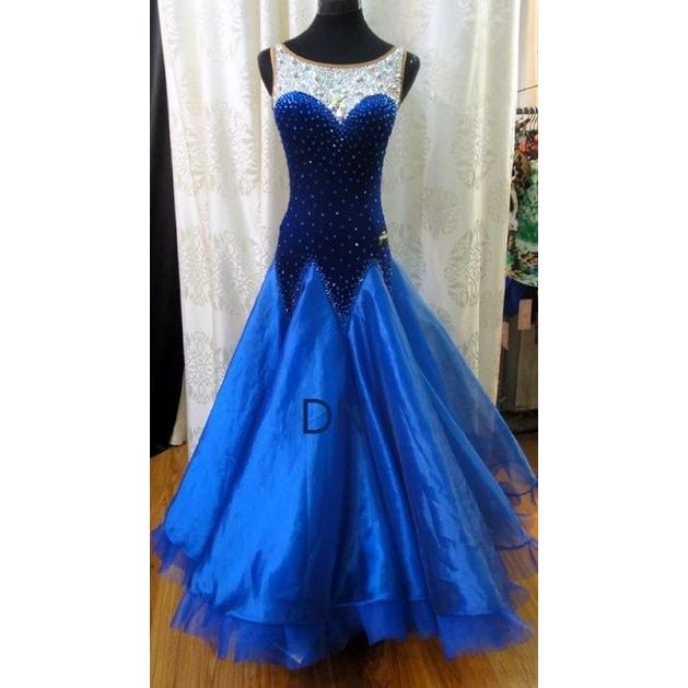 社交ダンス用スタンダードドレス　セミオーダー可能