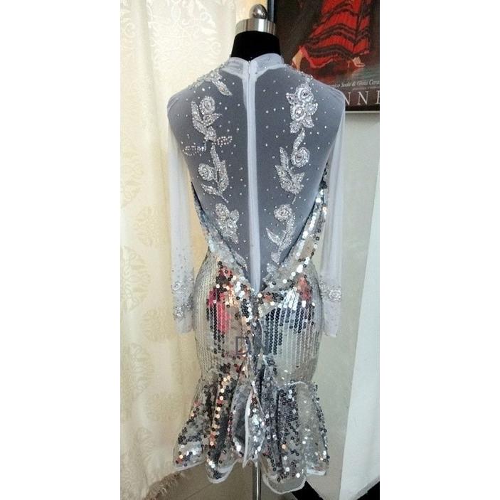 【ほぼ未使用】 社交ダンス用ラテンドレス　セミオーダー可能 【1833557108】(64350円)