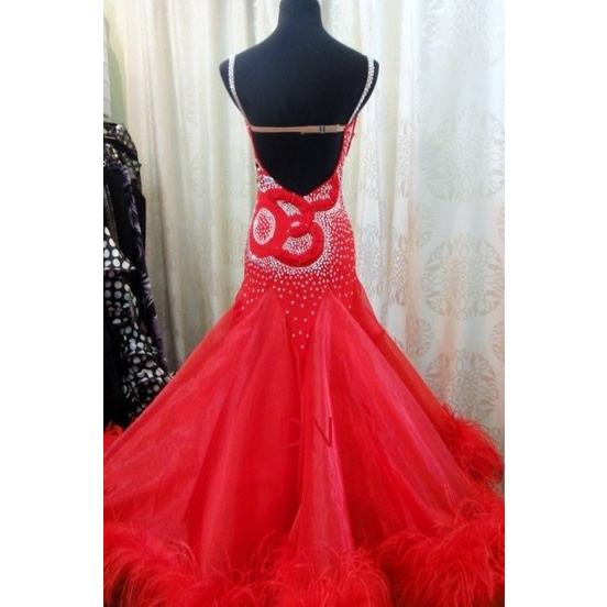 【値段交渉可：送料込】 社交ダンス用スタンダードドレス　セミオーダー可能 【FK2739362393】(96140円)