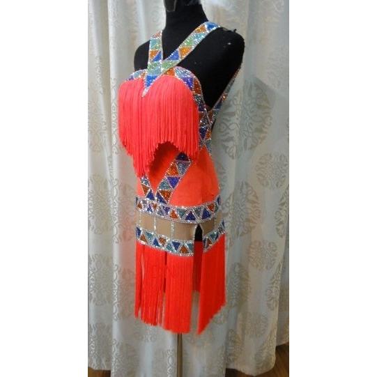 社交ダンス用ラテンドレス　セミオーダー可能 スポーツ ダンス、バレエ