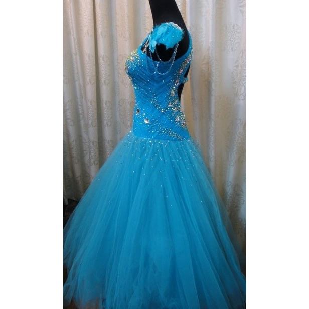 匿名配送 社交ダンス用スタンダードドレス　セミオーダー可能 【BCD3027712077】(106260円)