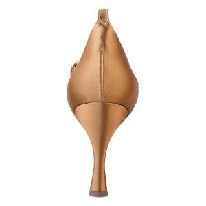 Kent dance ケント 社交ダンスシューズ ラテンシューズ ハバナサテン KentDance ルーナ BX ハバナサテン 8cm/7.5cmフレアーヒール 21.5cm