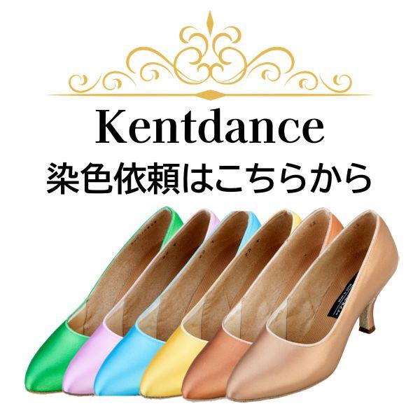 Kentdanceシューズ限定】サテン シューズ の染色 社交ダンス : ダンス