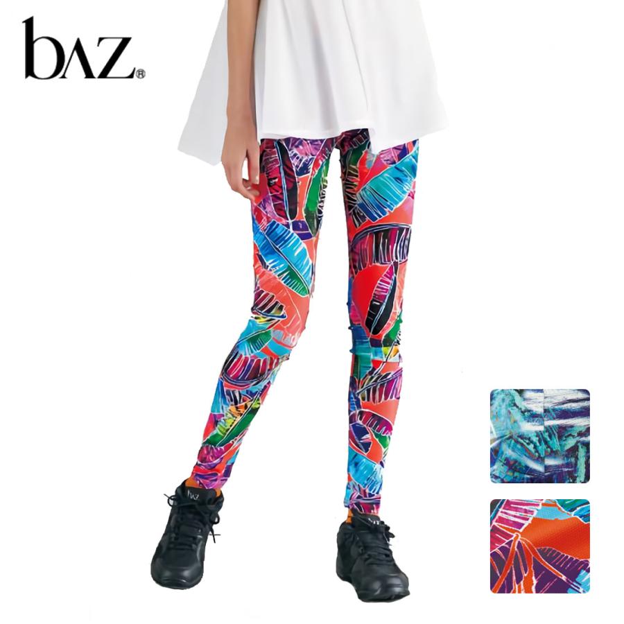 Baz バズ Nawa ナワ Pt レギンス 2275 レディース 大人 M L ブルー オレンジ 柄 リーフ柄 派手 おしゃれ ダンス スパッツ ヨガ バレエ 取り寄せ商品 2275 ダンスシューズのダンスネッツ 通販 Yahoo ショッピング