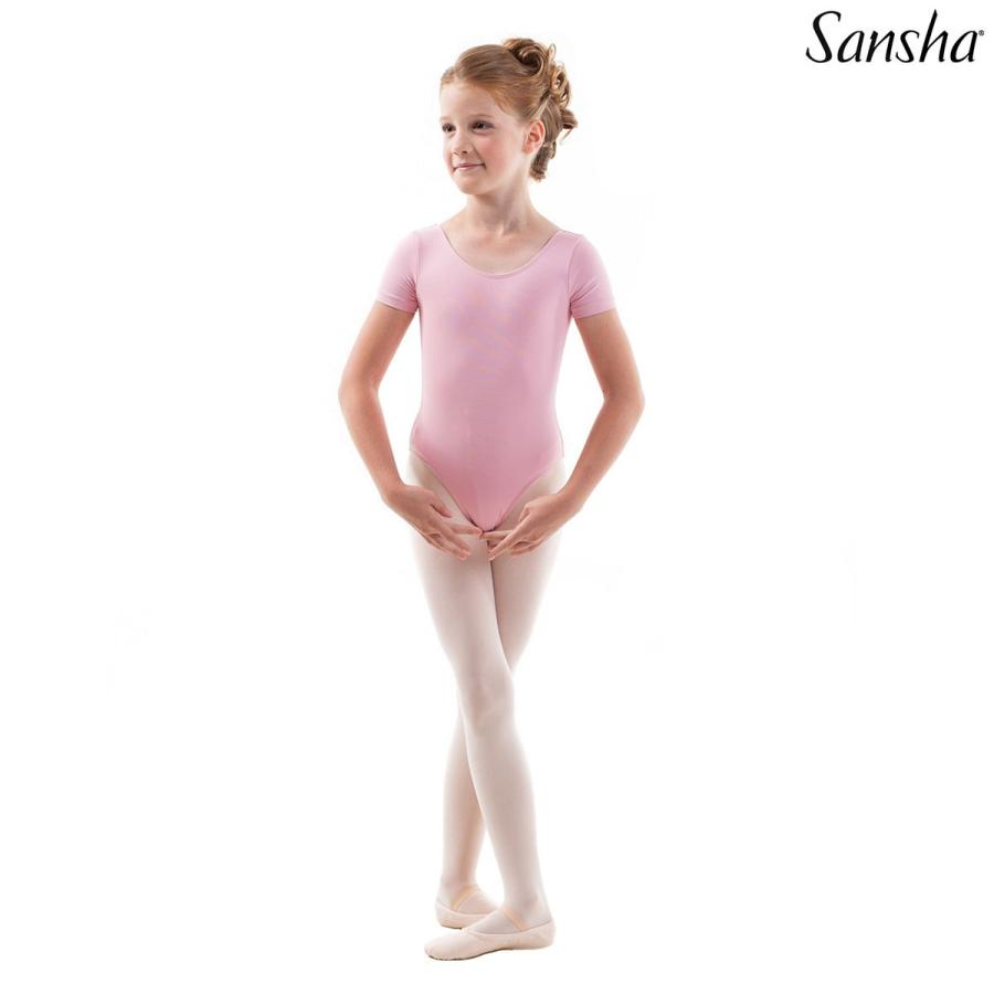 サンシャ 子供用 キッズ ショート スリーブ レオタード C150C | Sansha | 01