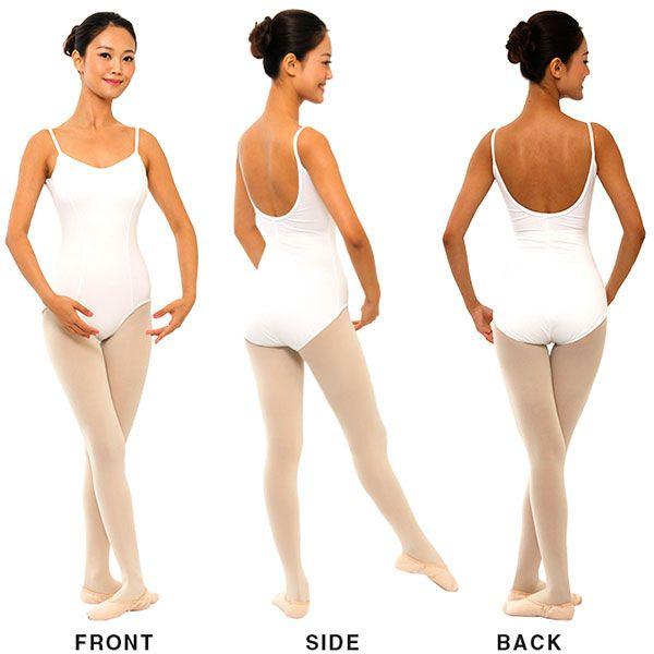 レオタード 大人 バレエ 長袖 キャミソール カペジオ CC101 | CAPEZIO | 01