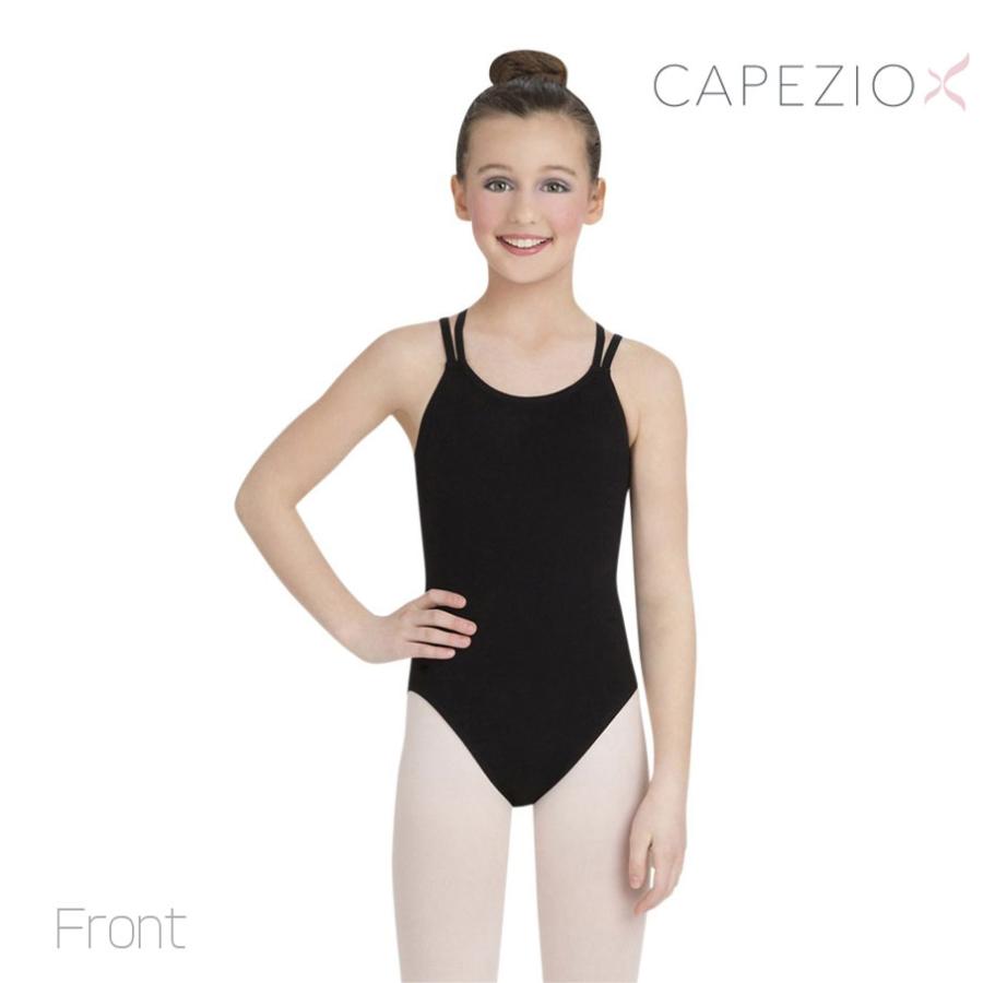レオタード キッズ 子供用 バレエ スカートなし カペジオ Capezio ダブル ストラップ CC123C | CAPEZIO | 02