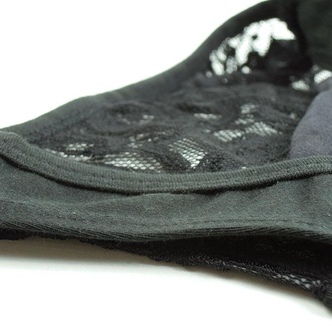 バレエ レオタード 大人 レース スカートなし レースアップラック 黒 サンシャ D2517 | Sansha | 05