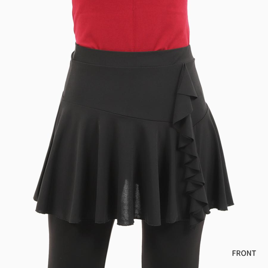 ダンス・ヨガ スカート ZUM(スム) 縦フリルタイプ SK51 美脚 脚長 美尻 体型カバー ダンススカート ダンスパンツ ジャズダンス ヨガスカート スタイルアップ |  | 11