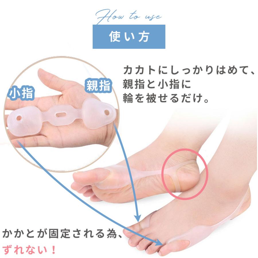 外反母趾用サポーター ZCA-BUNION 外反母趾ケア 内反小趾 バレリーナ
