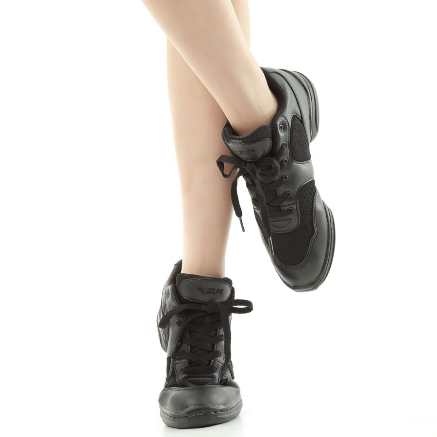 ZUM ダンススニーカー ハイカット ジャズシューズ25㎝（24.5㎝） ZUM（スム） ダンス スニーカー ダンススニーカー ダンスシューズ チア