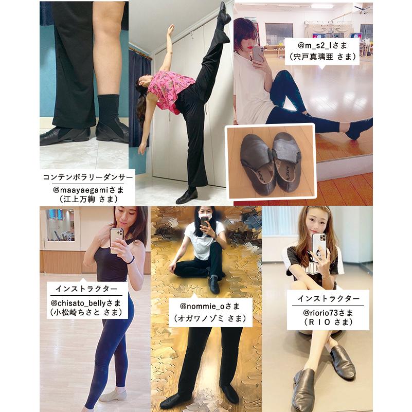 【在庫限り】本革 ジャズシューズ サイドゴア ジャズダンス シューズ ゴア ブーツ ゴム底 ZEJ3 | ZUM | 09