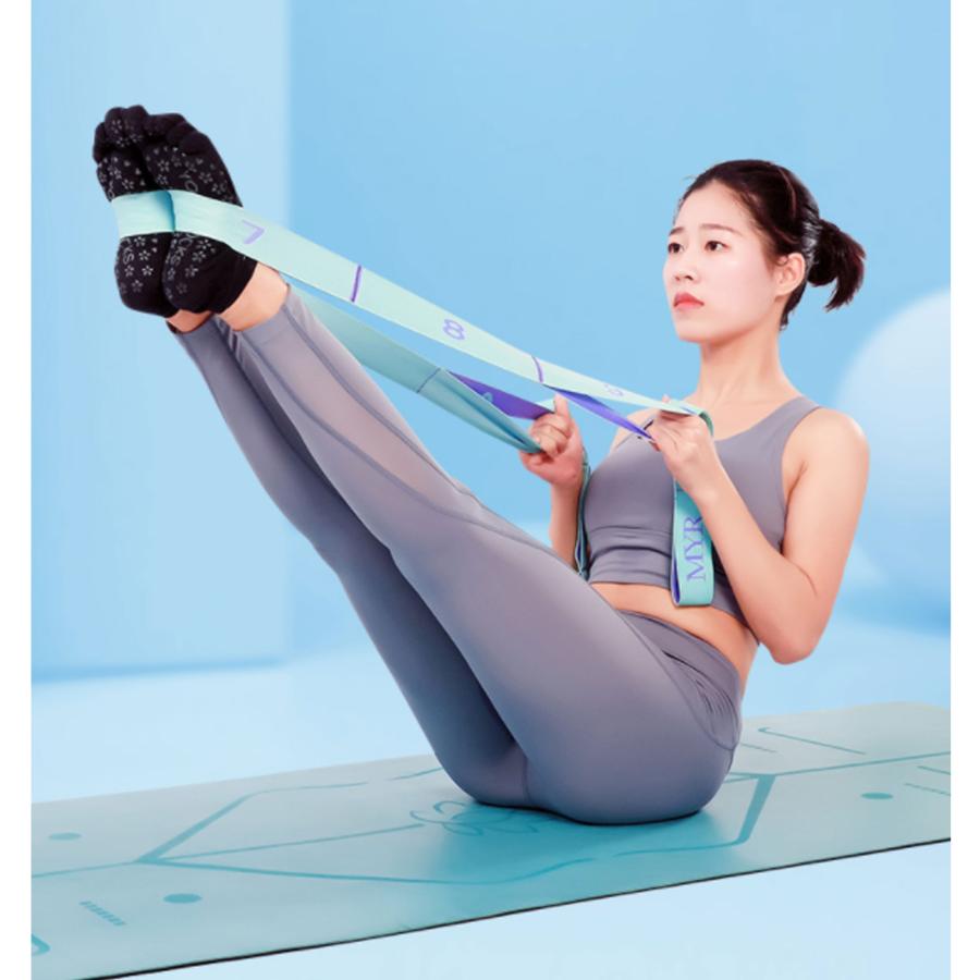 ストレッチ　ストラップバンド ZTR-STRAP ストレッチ バレエ ストラップ ヨガストレッチ ストレッチバンド バレエレッスン キッズ 子ども 11段階 柔軟 |  | 10