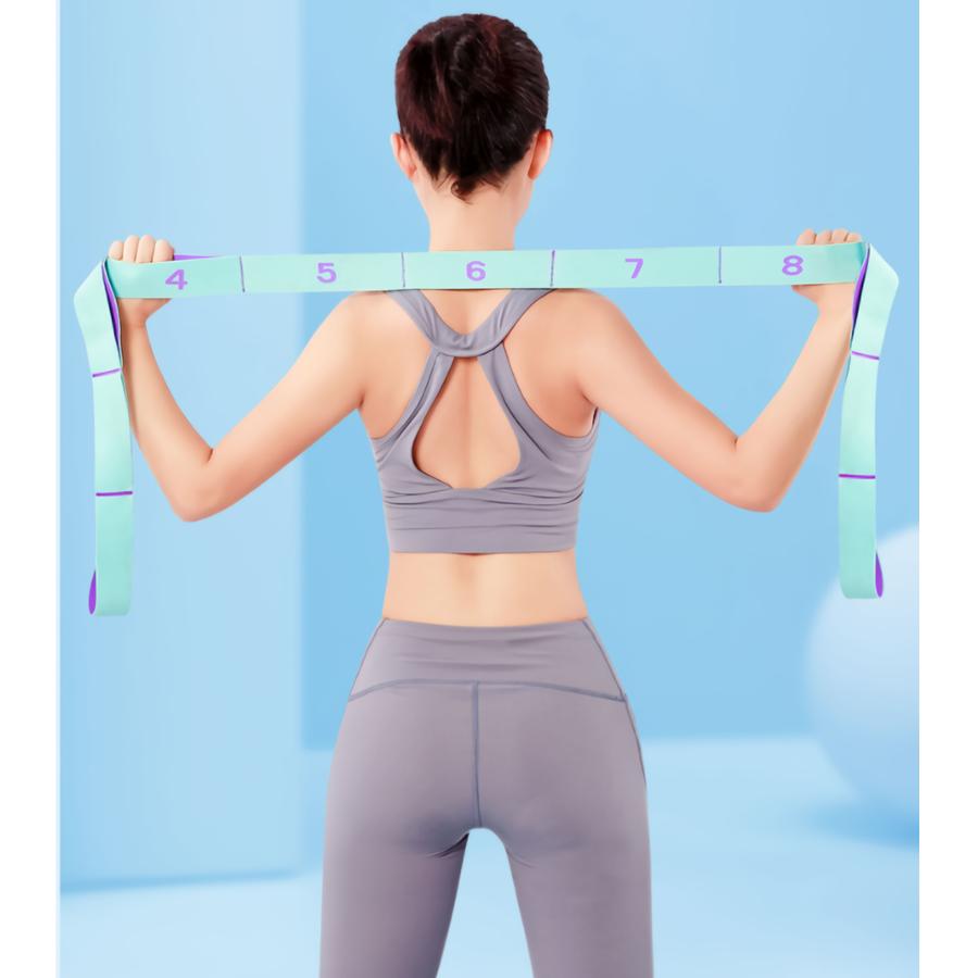 ストレッチ　ストラップバンド ZTR-STRAP ストレッチ バレエ ストラップ ヨガストレッチ ストレッチバンド バレエレッスン キッズ 子ども 11段階 柔軟 |  | 11