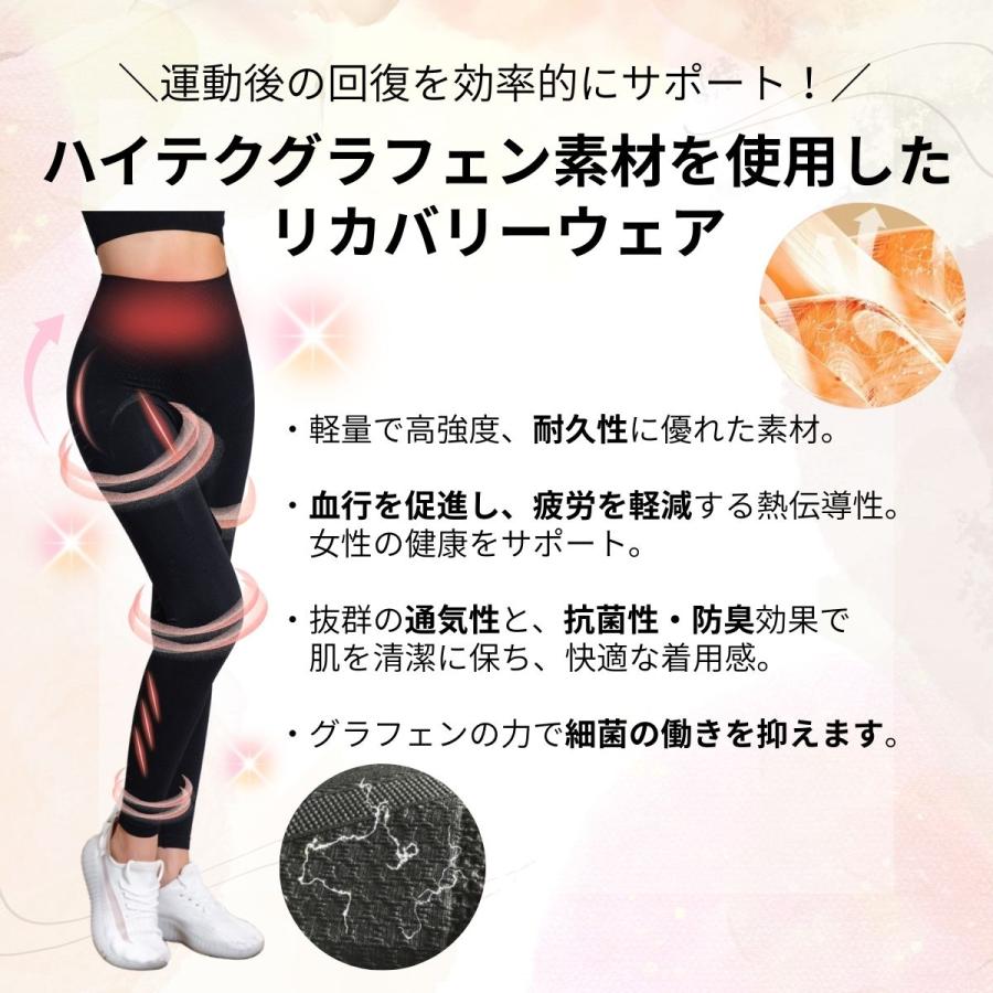 グラフェン 疲労軽減 リカバリー ハイテクグラフェンレギンスZUMB5000
