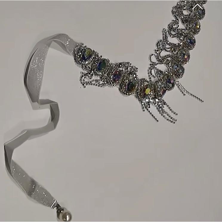 ボディ チェーン マジック カラー ガラス ダイヤモンド ベリー ダンス