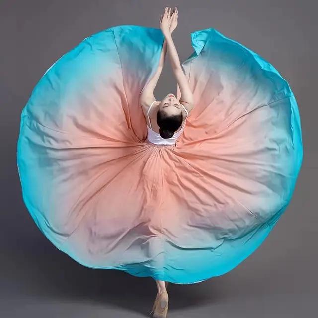 ベリーダンススカート 新品 ジプシースタイル 720度（25ヤード） フラメンコ NO BRAND（ノーブランド） ベリーダンススカート ジプシースタイル 720