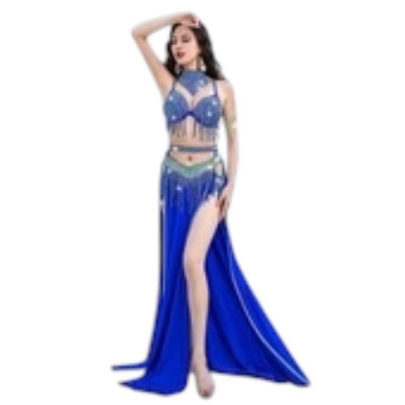 花柄ベリーダンスセットアップ 3点セット ブラ スカート オーダーメイド 花柄ベリーダンスセットアップ 3点セット ブラ スカート