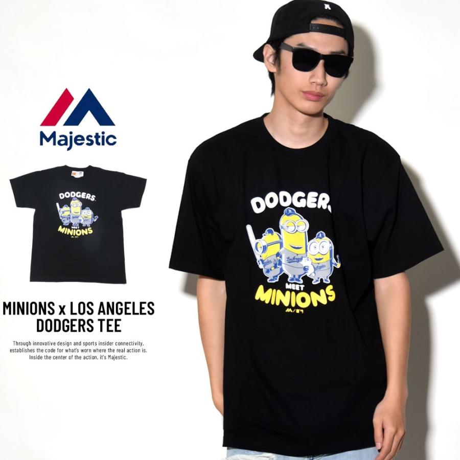 マジェスティック ミニオンズ Majestic Minons コラボ Tシャツ メンズ ミニオン ロサンゼルス ドジャース Mlb 野球 カップル ペアルック お揃い おしゃれ 8v84 ダンス ダンス ダンス 通販 Yahoo ショッピング