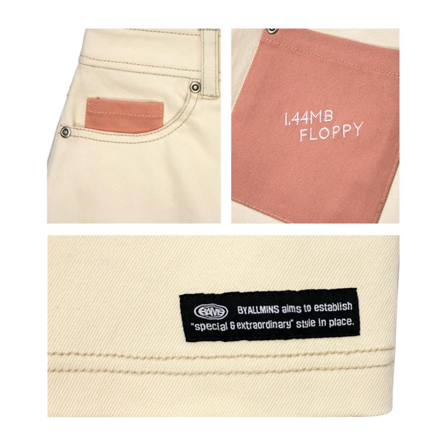 byallmins バイオールミーンズ ストレッチツイル ミニスカート 1.44MB FLOPPY Mini Skirts アイボリー BM201WCASK004 レディース 韓国ファッション ブランド | ブランド登録なし | 03