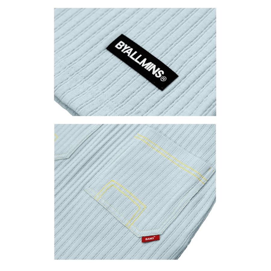 byallmins バイオールミーンズ リブニットスカート ミニスカート Disk Pocket Skirts スカイブルー BM202WCASK001 レディース 韓国ファッション ブランド | ブランド登録なし | 03