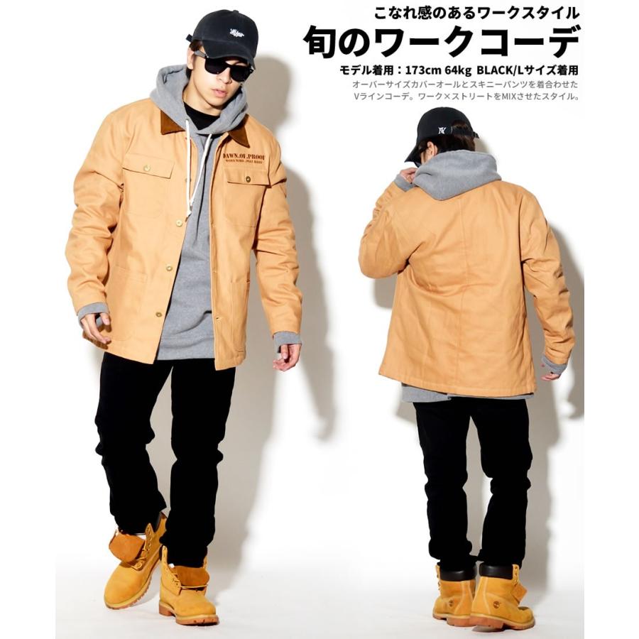カバーオール メンズ ダックキャンバス ワークジャケット チョアコート コーデュロイ襟 大きいサイズ B系 ストリート ファッション Dpjt073 ダンス ダンス ダンス 通販 Yahoo ショッピング