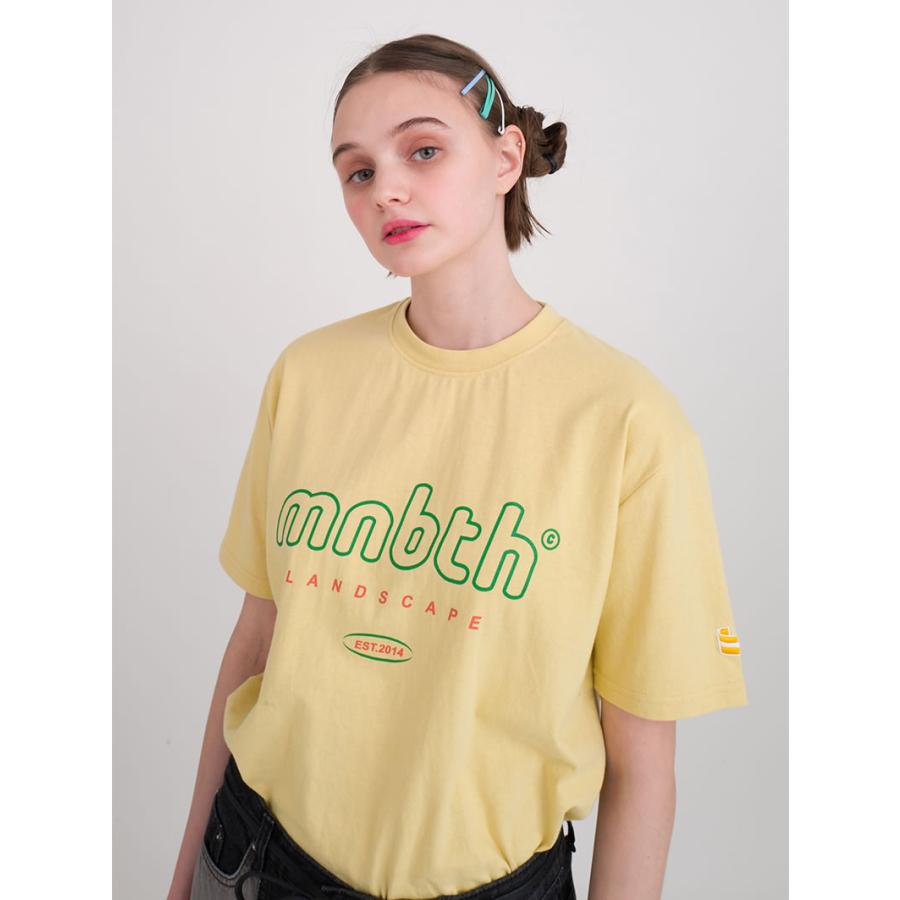 Main Booth メインブース Tシャツ Mnbts Logo T Shirt バター メンズ レディース ペアルック お揃いコーデ カップル 友達 韓国 ファッション ブランド 服 Mbttu012 Shoowtime 韓国ファッション 通販 Yahoo ショッピング