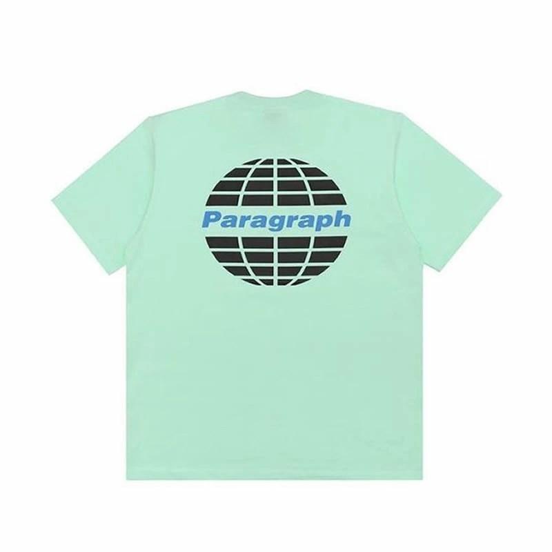 Paragraph パラグラフ Tシャツ メンズ レディース ロゴ バックプリント ブランド Classic Blue Logo T-shirt No.12 ミント | Paragraph | 02