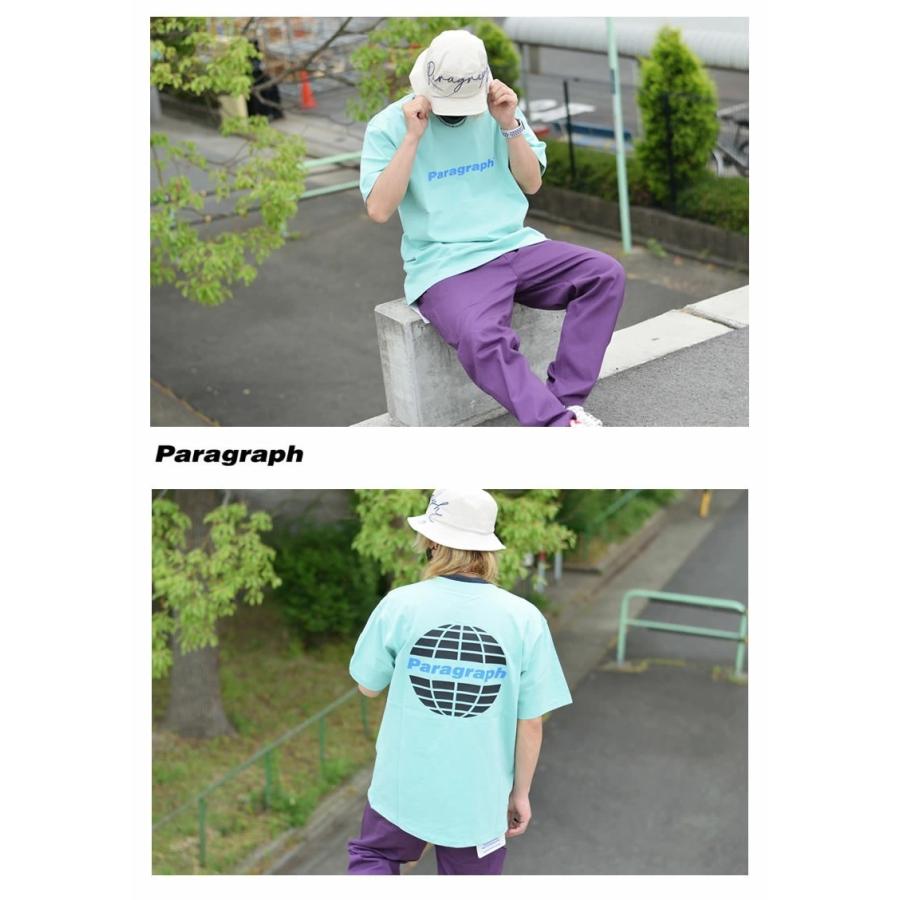 Paragraph パラグラフ Tシャツ メンズ レディース ロゴ バックプリント ブランド Classic Blue Logo T-shirt No.12 ミント | Paragraph | 04