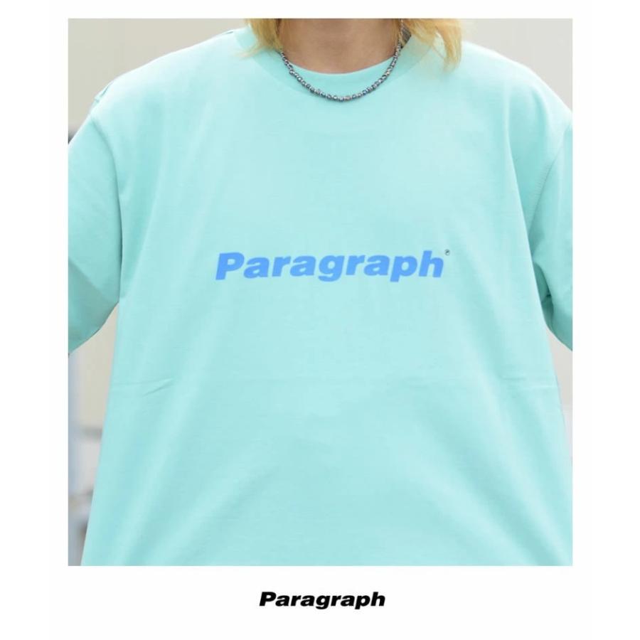 Paragraph パラグラフ Tシャツ メンズ レディース ロゴ バックプリント ブランド Classic Blue Logo T-shirt No.12 ミント | Paragraph | 05