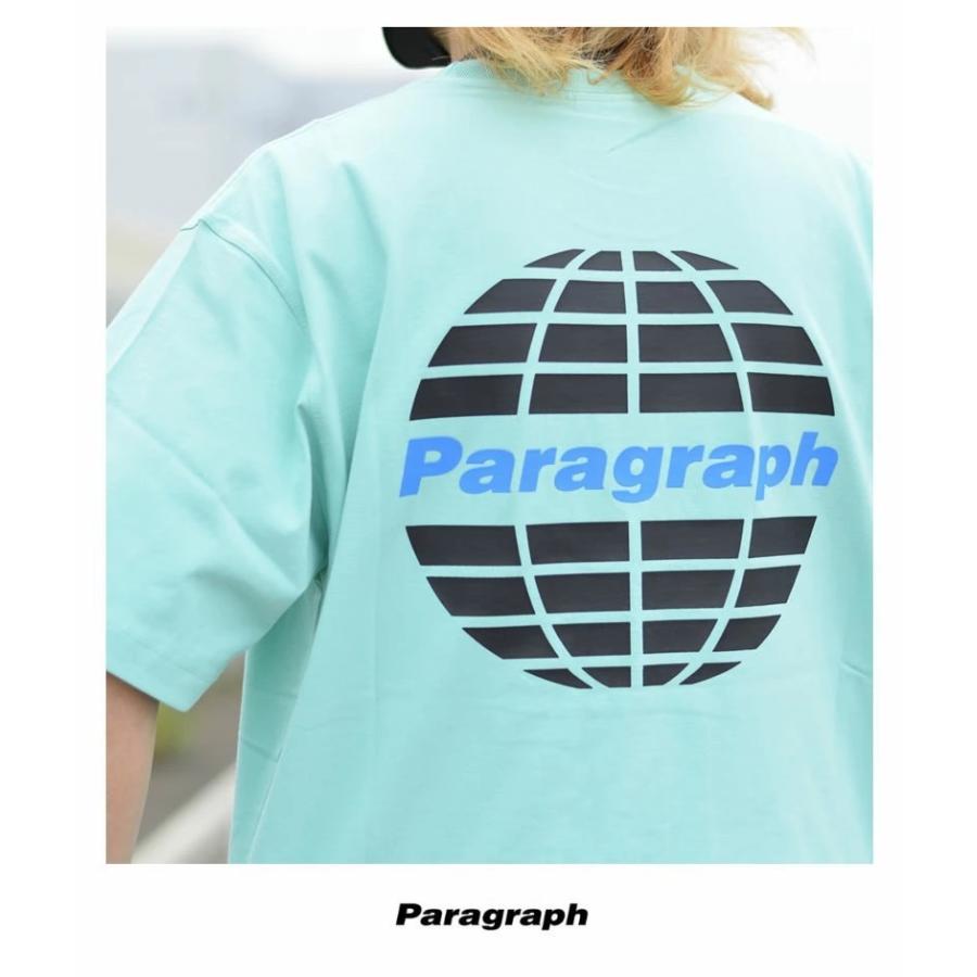 Paragraph パラグラフ Tシャツ メンズ レディース ロゴ バックプリント ブランド Classic Blue Logo T-shirt No.12 ミント | Paragraph | 06