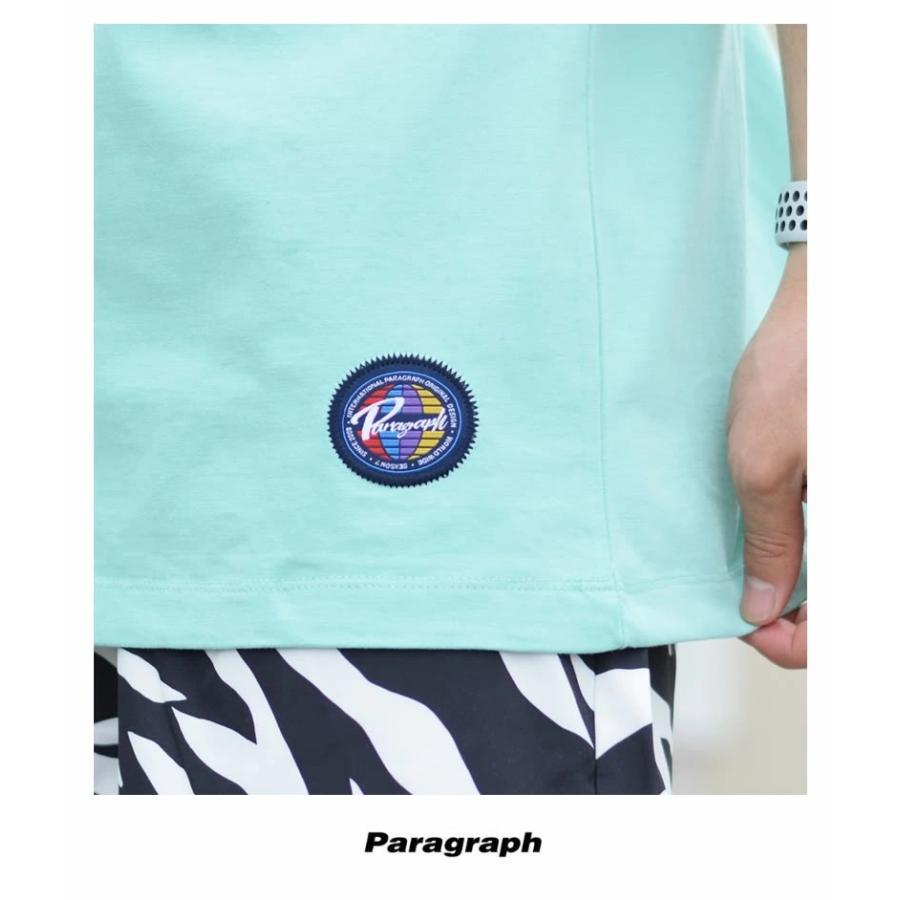 Paragraph パラグラフ Tシャツ メンズ レディース ロゴ バックプリント ブランド Classic Blue Logo T-shirt No.12 ミント | Paragraph | 07