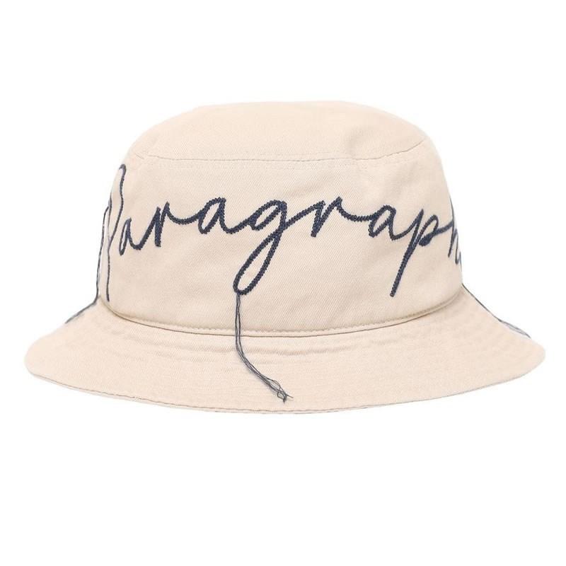 Paragraph（パラグラフ） バケットハット 帽子 メンズ レディース ロゴ