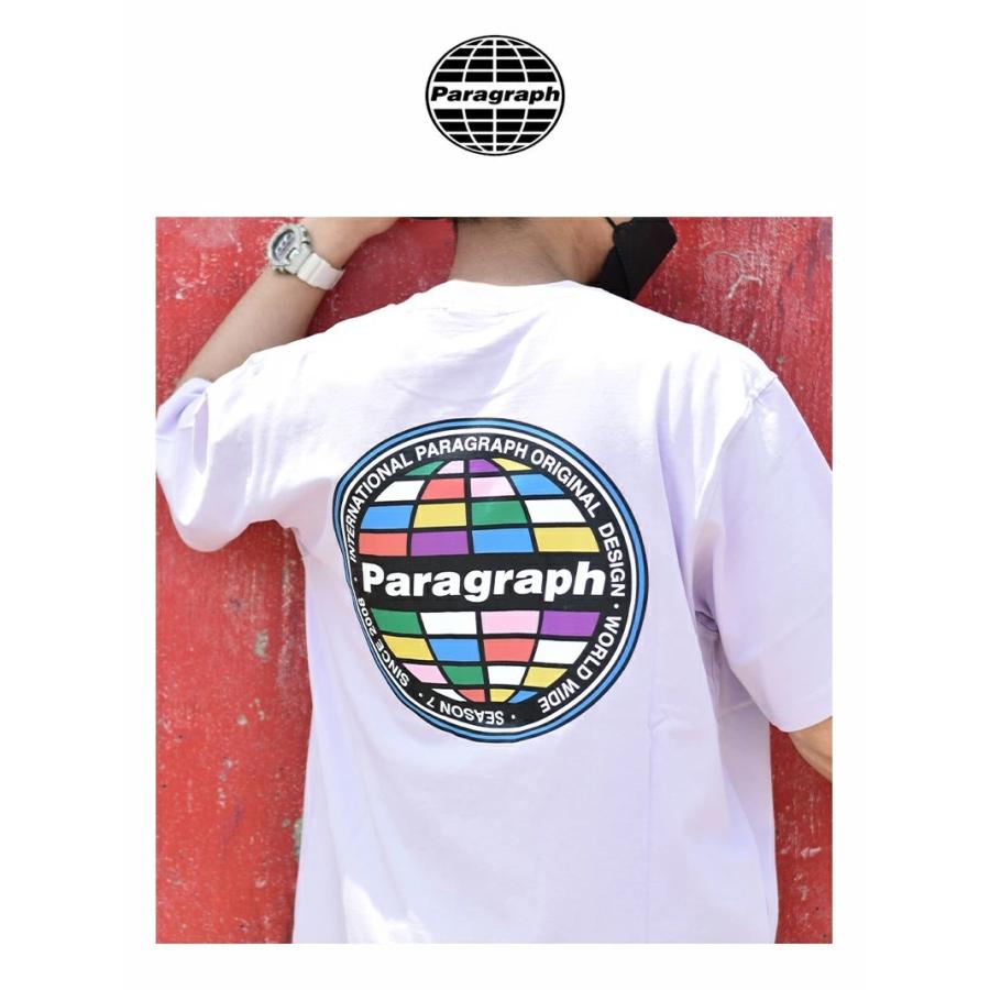 Paragraph パラグラフ Tシャツ メンズ レディース ロゴ バックプリント ブランド Gerhard Richter T-shirt No.07 バイオレット | Paragraph | 03
