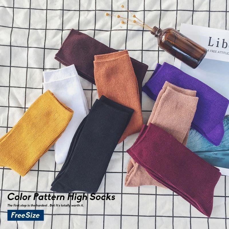 クルーソックス メンズ 靴下 カラーソックス おしゃれ シンプル 無地 韓国 ファッション ブランド プチプラ Shoowtime ショウタイム Statm009 Shoowtime 韓国ファッション 通販 Yahoo ショッピング