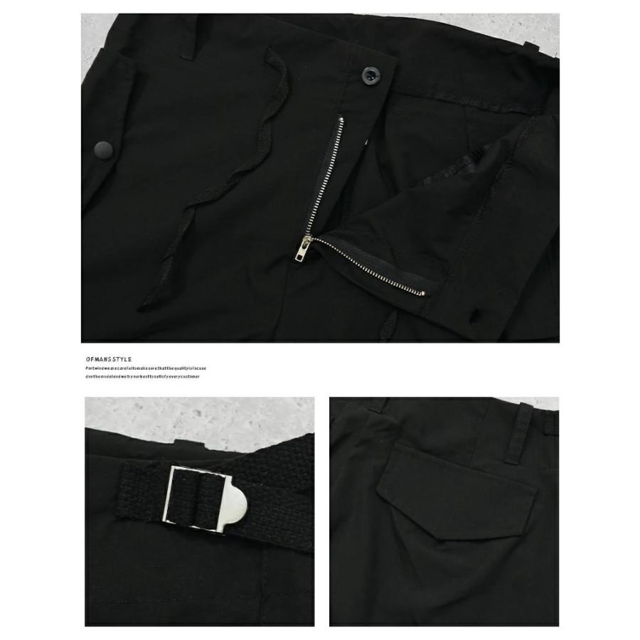 Shoowtime カーゴパンツ メンズ ワイド ゆったり 太め