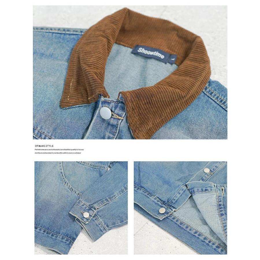 Shoowtime（ショウタイム） オーバーサイズ 襟コーデュロイ