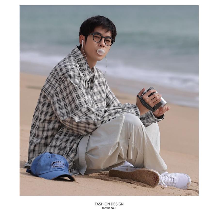 Shoowtime（ショウタイム） チェックシャツ メンズ オーバーサイズ